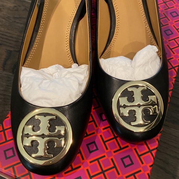 New TORY BURCH Benton Leather Slingback Pump NIB - Picture 2 of 12